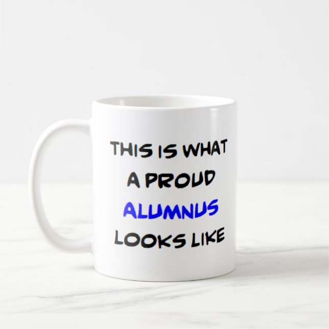 alumnus, proud coffee mug (Left)