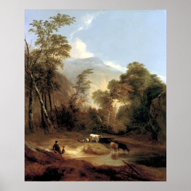Alvan Fisher Pastoral Landscape Poster (Front)