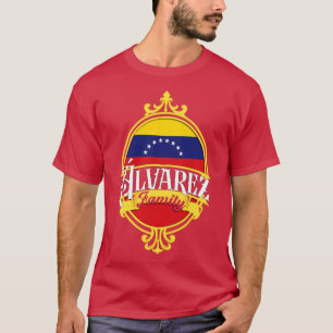 Alvarez Family Venezuela Flag T-Shirt