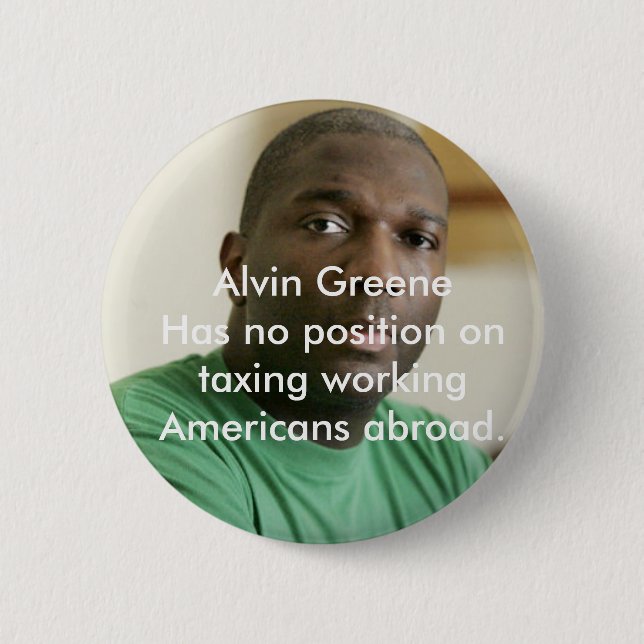 Alvin Greene Button (Front)