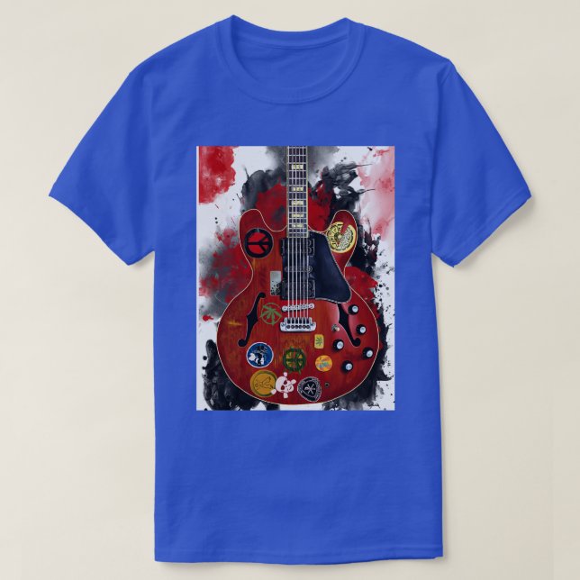 Alvin Lees electric guitar  T-Shirt (Design Front)