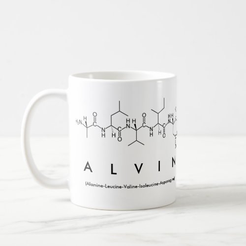 Alvin peptide name mug