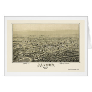 Alvord, TX Panoramic Map - 1890