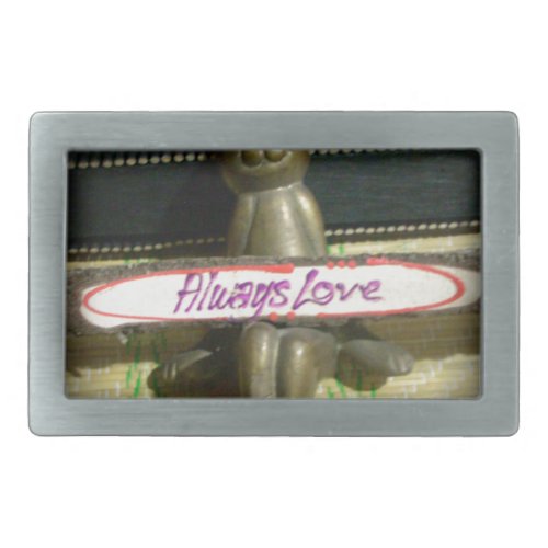 Alwaus Love Hakuna Matata Cute Rabbit stylepng Belt Buckle