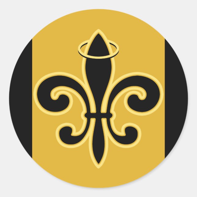 Always a SAINT Classic Round Sticker (Front)