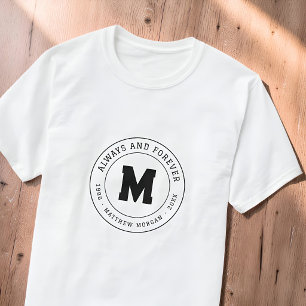 Always and Forever Memorial Monogram T-Shirt