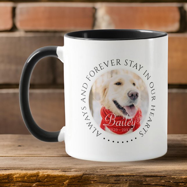 Always and Forever Stay In Our Hearts Pet Memorial Mug (Creator Uploaded)