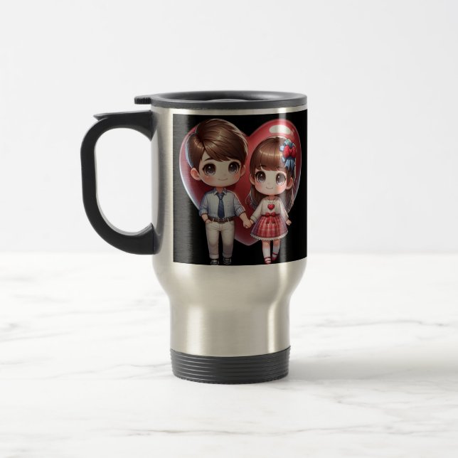 Always and Forever,valentine day Travel Mug (Left)