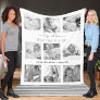 Always and Forever Your Little Girl Photo Collage Fleece Blanket