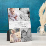 Always and Forever Your Little Girl Photo Collage Plaque<br><div class="desc">A beautiful way to tell your dad how much you love him, this 4 photo plaque was inspired by my love for my own father. Features hand lettered script and delicate modern serif typography. The placeholder photos are a mix of black and white, as well as color images, so your...</div>