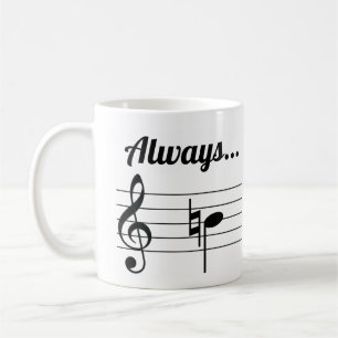 Always B Natural Musical Coffee Mug