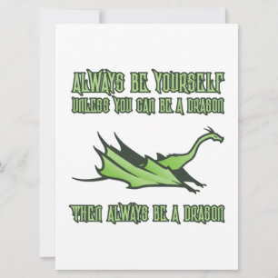 Always Be A Dragon Save The Date