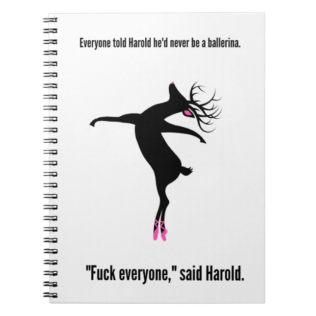 Always be a Harold. Notebook (Front)
