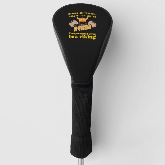 Always be a Viking Golf Head Cover (Front)