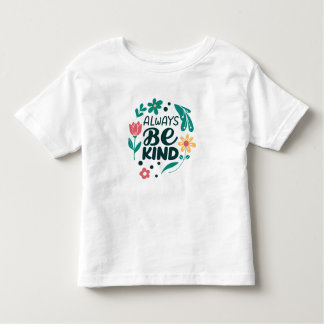 Always Be Kind – Cute Floral Baby T-Shirt