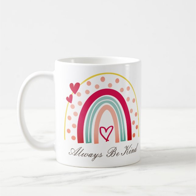 Always Be Kind - Motivational Quote Coffee Mug (Left)