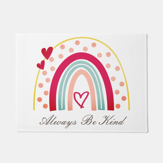 Always Be Kind - Motivational Quote Doormat (Front)