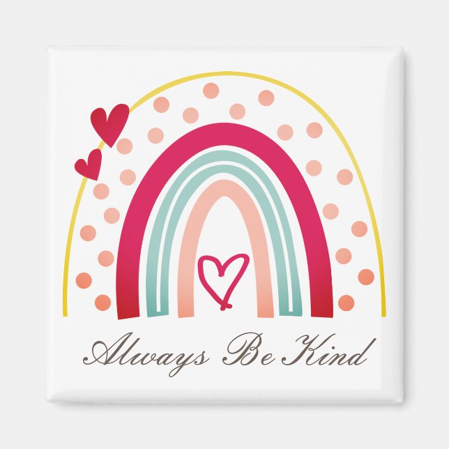 Always Be Kind - Motivational Quote Magnet (Front)