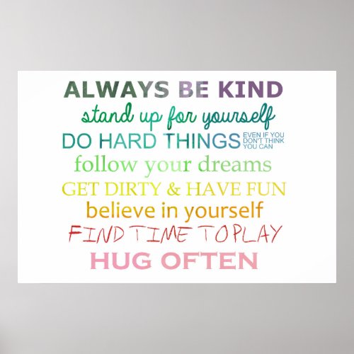 Always be Kind Poster