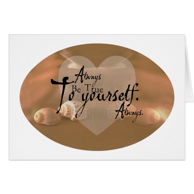 Always Be True To Yourself Cards (Front Horizontal)
