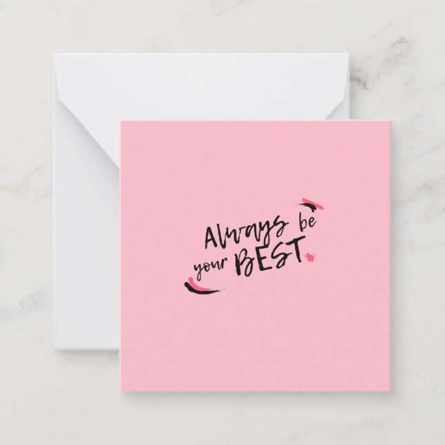 Always Be Your Best Notes (Front)