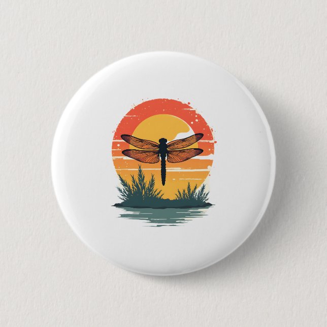 Always Be Yourself Unless You Can Be A Dragonfly Button (Front)