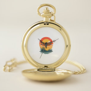 Always Be Yourself Unless You Can Be A Dragonfly Pocket Watch