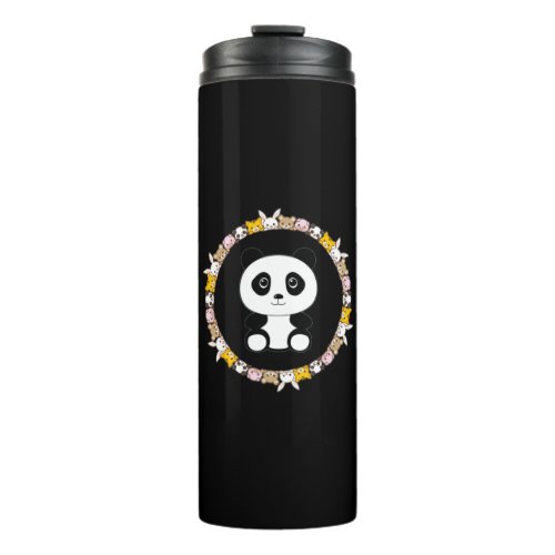 ALWAYS BE YOURSELF UNLESS YOU CAN BE A PANDA COFFE THERMAL TUMBLER