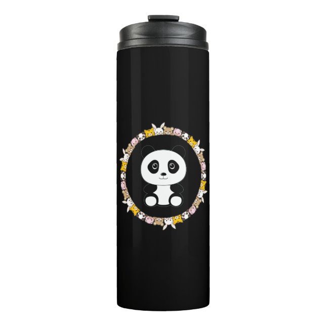ALWAYS BE YOURSELF UNLESS YOU CAN BE A PANDA COFFE THERMAL TUMBLER (Front)