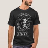 Men's Funny Pirate T Shirt Captain Shirt Ship Show Shirt Funny Boater