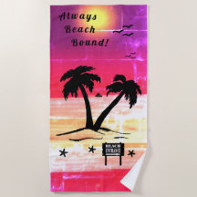 Always Beach Bound Purple Red B