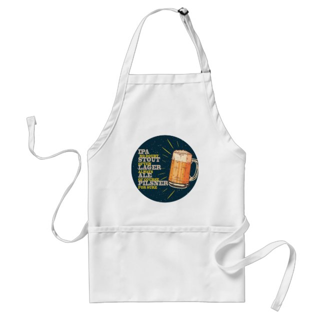 Always Beer Adult Apron (Front)