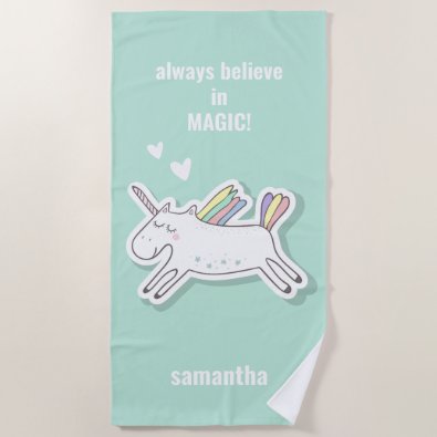 Always Believe in Magic! Cute Kids Unicorn