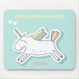 Always Believe in Magic! Cute Kids Unicorn