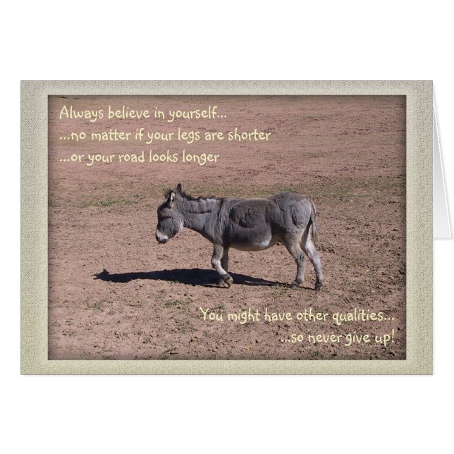 Always believe in yourself cards (Front Horizontal)
