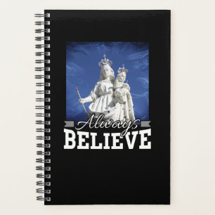 Always Believe Mary Baby Jesus Christmas Quote Planner