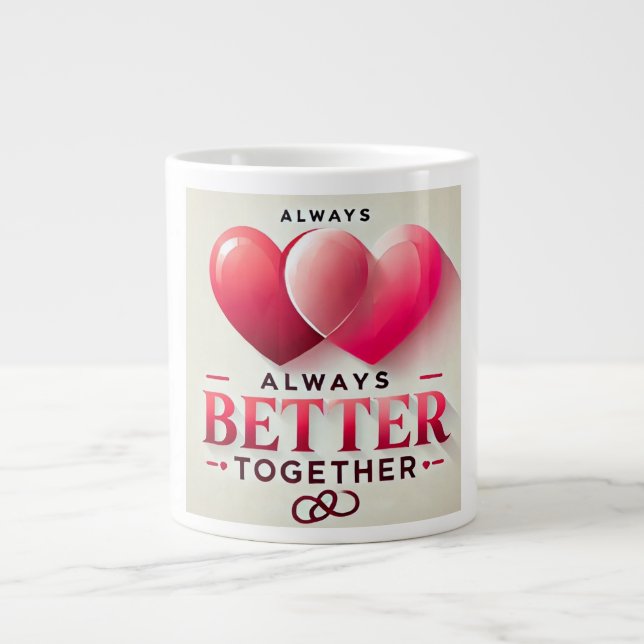 Always Better Together  Giant Coffee Mug (Front)