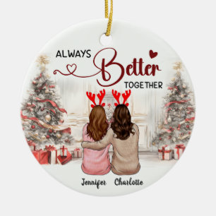 Always Better Together - Personalized Ornament