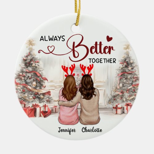 Always Better Together _ Personalized Ornament
