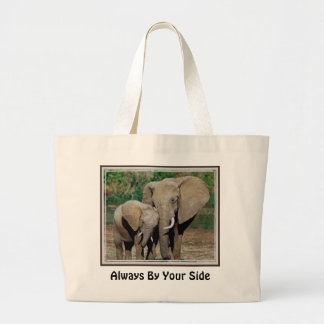Always By Your Side Large Tote Bag