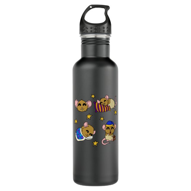 Always Causing A Racket Tennis Stainless Steel Water Bottle (Front)