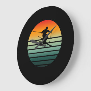 Always Chasing Sunsets Vintage Clock