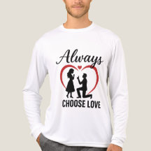 Always Choose Love Bella+Canvas Tri-Blend Long Sle