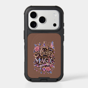 Always Choose Magic Sparkle Crystal Design iPhone 17 Pro Case