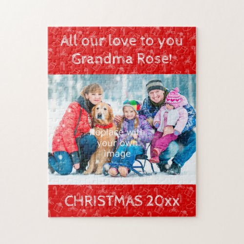 Always Christmas Photo Puzzle for Grandma