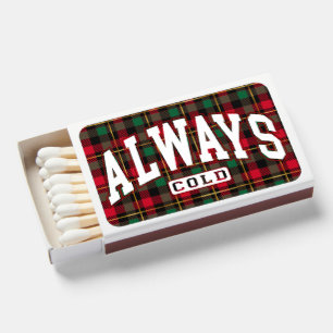 Always Cold Matchboxes