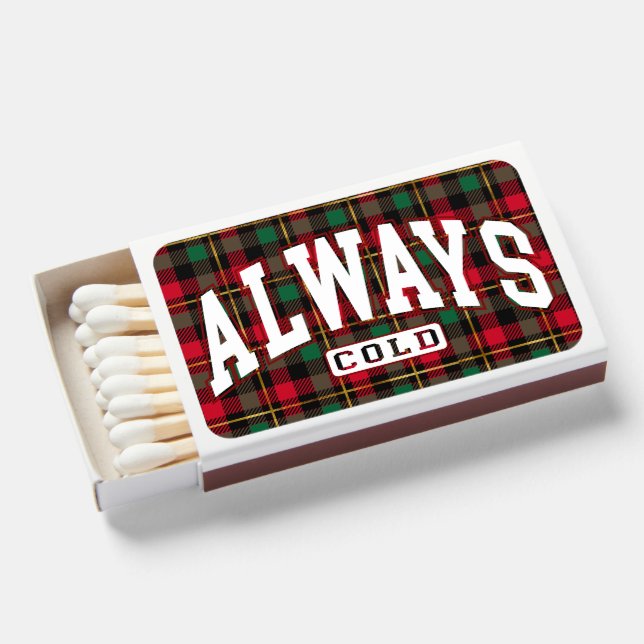 Always Cold Matchboxes (Front Open)