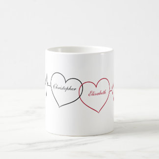 Always Connected At Heart , Personalized Name Coffee Mug