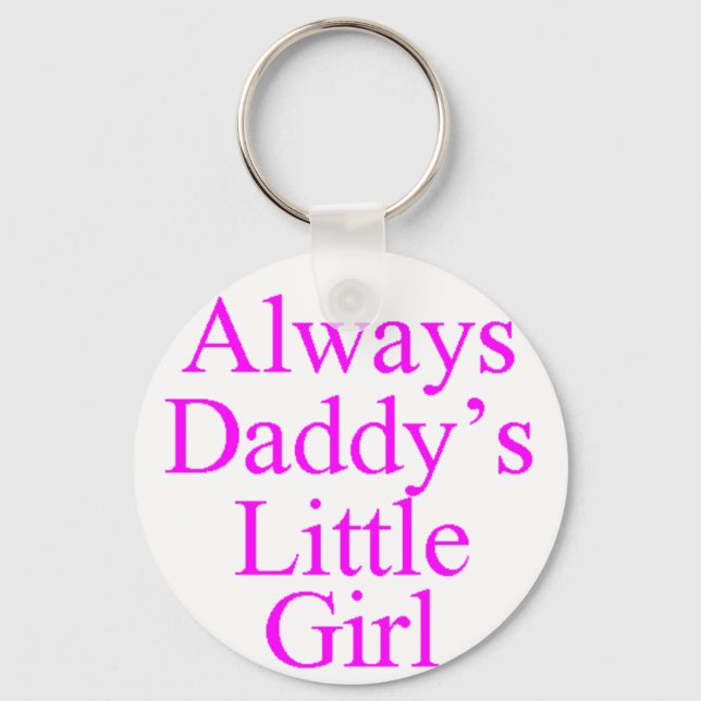 Always Daddy's Little Girl Keychain (Front)