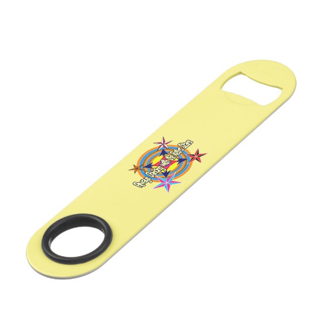 Always dancing with the Retro stars  Bar Key (Front Angled)